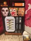 Happy Halloween Pencil &Crayon Makeup Kit& Grease Make Up &adul Vampire Fangs