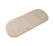 Universal Foldable Baby Stroller Seat Liner Pushchair Pram Pad Cushion Mat Beige
