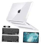 Crystal Case for MacBook Air 13 inch M1 A2337 A2179 A1932 2022 2021-2018 Clear