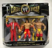 WWE Classic Superstars HULK HOGAN, BRUTUS BEEFCAKE, JIMMY HART 3-Pack WWF (NEW)