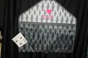 Thirty One Hang It Up Pocket I Love Che Personalized Grey Charcoal Links NEW NWT