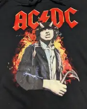 AC/DC "Highway To Hell" Black Pullover Hoodie, Sweatshirt Small NWT