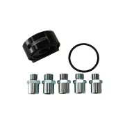 Aeroflow Billet Oil Cooler Sandwich Adapter With 2 X 1/8" NPT Ports