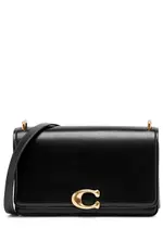 Coach Bandit Leather Shoulder Bag, Leather Bag, Black One Size