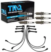 TRQ Ignition Wires Spark Plugs Kit Compatible with 2000 Chrysler Cirrus Sebring Dodge Avenger