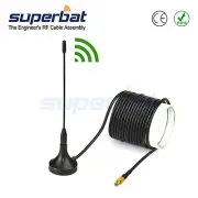 Portable Magnetic Base MCX Male Antenna for TV DVB-T USB Stick Tuner DAB Radio
