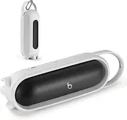 Silicone Carrying Case Cover for Beats Pill 2024 Portable Bluetooth Speaker, Protective Sleeve Travel Case Speakers Accessories (Gray)