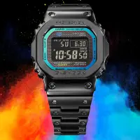 在飛比找Yahoo奇摩購物中心優惠-CASIO 卡西歐 G-SHOCK 彩虹光譜 太陽能智慧藍芽