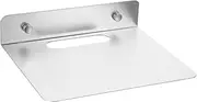 Wall Shelf Monitor Riser Speaker Wall Mount Living Room Display Cord Echo Holder Wall Shelves for Wall Decor Studio Brackets for Shelves Wall Display Shelf Silver Space Aluminum