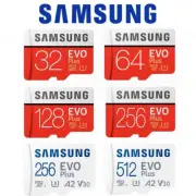 64GB 128GB 256GB 512GB Samsung EVO plus 130MB/s Class 10SDXC Micro SD 130MB/s AU