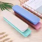 Mini Tableware Storage Box Wheat Straw Cutlery Picnic Chopstick Spoon Container