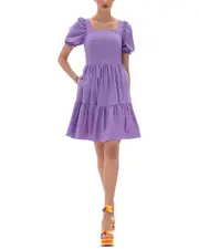 BGL Linen-Blend Dress