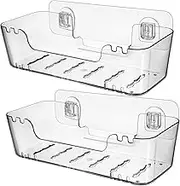 GAROZATION 2pcs Bathroom Shelf Organizer Over Toilet Wall Mounted Storage Rack for Towels Toiletries Modern Space Saving Design for Bathrooms Easy No Drill Installation