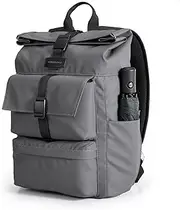 Kingsons Travel Laptop Backpack，Business Anti Theft Lightweight Laptops Backpack，Water Resistant Casual Daypack Computer Bag for Men & Women Fits 15.6 Inch Notebook (KS3327W-Grey)