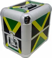 Zomo MP-80 XT Jamaica Flag Record Case Lp-Case Dj Vinyl Case 50/50 Division