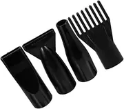 Happyyami 4Pcs Concentrator Nozzles for Hair Dryer Hair Dryer Accessories for Pet Grooming and Hair Styling Durable Material Safe for Dogs Cats and Animals