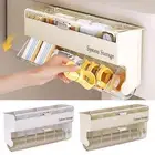 Wall-mounted Storage Box Sock Container Multi-compartment Wall with Punch-free