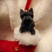 NEW Santa's Little Pals SCOTTISH TERRIER Ornament from E & S Imports