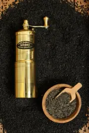 Sozen black cumin brass grinder nigella susame flax seeds grinder mill 15cm 6in