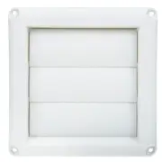 Louvered Vent Cover Outdoor Dryer Air Exhaust Wall Exterior