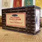 Satya Black Opium Incense Sticks 15g/12 Sticks Each Box