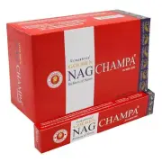 Vijayshree Golden masala Nag Champa 12 Pack of 15 g Each Contains 180 Incense