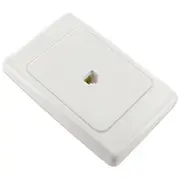 Network Wall Plate 1 Port Gang for CAT6 LAN RJ45 8P8C Cable Plug to Plug