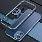 Fit for iPhone 12/12 Pro Anti-fall Phone Protective Frame Case Cover Slim Bumper