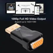DP Male to VGA Female Converter Adapter For 1080P NEW HDTV Laptop 2024 J2C0