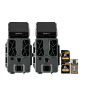 Spypoint FORCE PRO S 2.0 Trail Camera with Built In Solar Panel 2 Pack Bundle