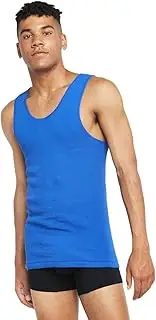 [Bonds] X-Temp Blue Mens Chesty Cotton Plain Singlet Vest Tank Top