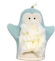 Body Exfoliator Glove | Soft Body Scrubber Exfoliator Gloves - Shower Puff, Bathing Accessories, Loofah Sponge, Rich Foaming Towel for Men Women Kids Families