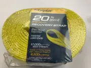 CargoLoc 82497 2" X 20' X 17000 Lbs Break Strength - Recovery Yellow Tow Strap