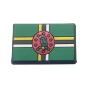 Dominica Flag Shoe Charm