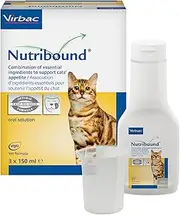 Virbac Nutribound Soluzione Oral Appetibile Per Gatti 3 Bottles x 150 ml
