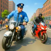 City Police Bike Chase Simulator: Police Action 3D