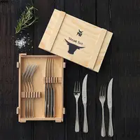 在飛比找蝦皮購物優惠-【家庭必備】德國WMF牛排刀叉餐具12件套不銹鋼西餐餐具叉子