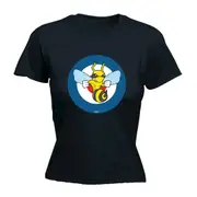 Target Fighting Wasp - Funny Novelty Womens T-Shirt T Shirt Tshirt