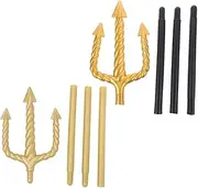 Ipetboom Halloween Costume Accessories Demon Fork Decor Devil Cosplay Fork Decorative Trident Prop Boys and Girls Trident Toy Multifunctional Stage Circus Performance Props