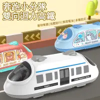 在飛比找蝦皮購物優惠-台灣現貨🐯 雙向迴力高鐵 高鐵迴力車高鐵 慣性車 回力車 玩