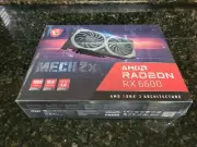 MSI RX 6600 MECH 2X 8G Gaming Graphics Card Radeon 128-bit 8GB GDDR6 VR Ready