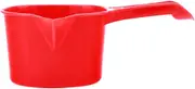 Ceramic Slurry Ladle with Thickened Plastic Handle Versatile Water Scoop for Home Use for Mould Grouting Bathing Plant Watering and