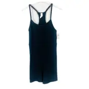 NWT Aerie Offline Ribbed Sleeveless Racerback Romper Black Size Small S NEW