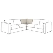 VIMLE corner section, Gunnared beige