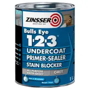 Zinsser Bulls Eye Primer Undercoat Sealer and Stain Blocker - Grey 1L