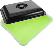 CAXUSD Sprout Growing Kit Mason Jar Sprouting Tray Plant Sowing Tray for Garden Accessory Plant Nursery Multi-Hole