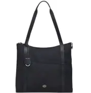 RADLEY London nylon zip top large women's tote shoulder bag BLACK
