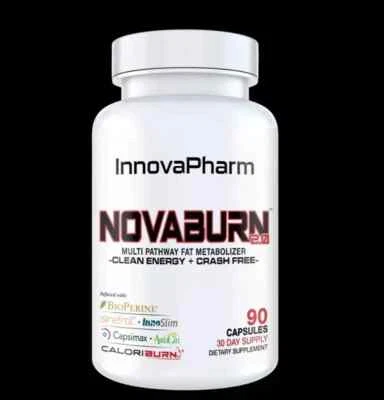 InnovaPharm NOVA BURN 2.0 Multi Pathway Fat Metabolizer - Clean Energy Pack of 3
