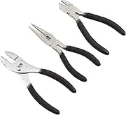 Amazon Basics Pliers Set with Durable Nylon Case - 3-Piece (15.24 CM Diagonal, 15.24 CM Slip Joint, 15.24 CM Long Nose)