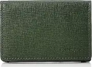 [Coloregalo] Coloregaro CXMW1AC2 Men's Coin Purse, Slim & Compact, Multi-Wallet, Box Coin Purse, Green, Free Size